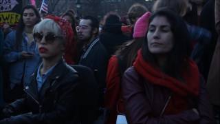 Monumental Glow - Women's Strike NYC 2017