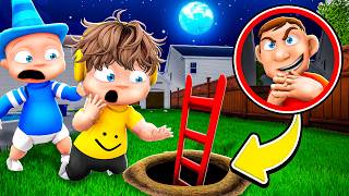We Found a SECRET TUNNEL in Our Daddy's Backyard... (Whos Your Daddy)