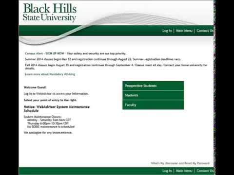 Webadvisor Tutorial