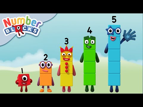 @Numberblocks- #BacktoSchool | Simple Adding with Numbers 1-5 | Learn to Count