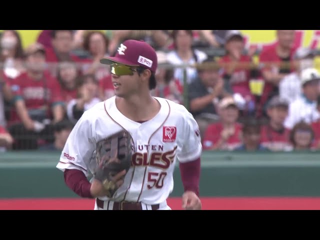 【1回表】強肩発動!! イーグルス・武藤敦貴 サードへの鋭い送球でタッチアップを阻止する!! 2025年9月21日 東北楽天ゴールデンイーグルス 対 埼玉西武ライオンズ