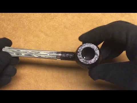 Pipa Dunhill Shell Briar gruppo 3 - 3107 con vera in argento 6mm liscia (2020) (DHSHC06)