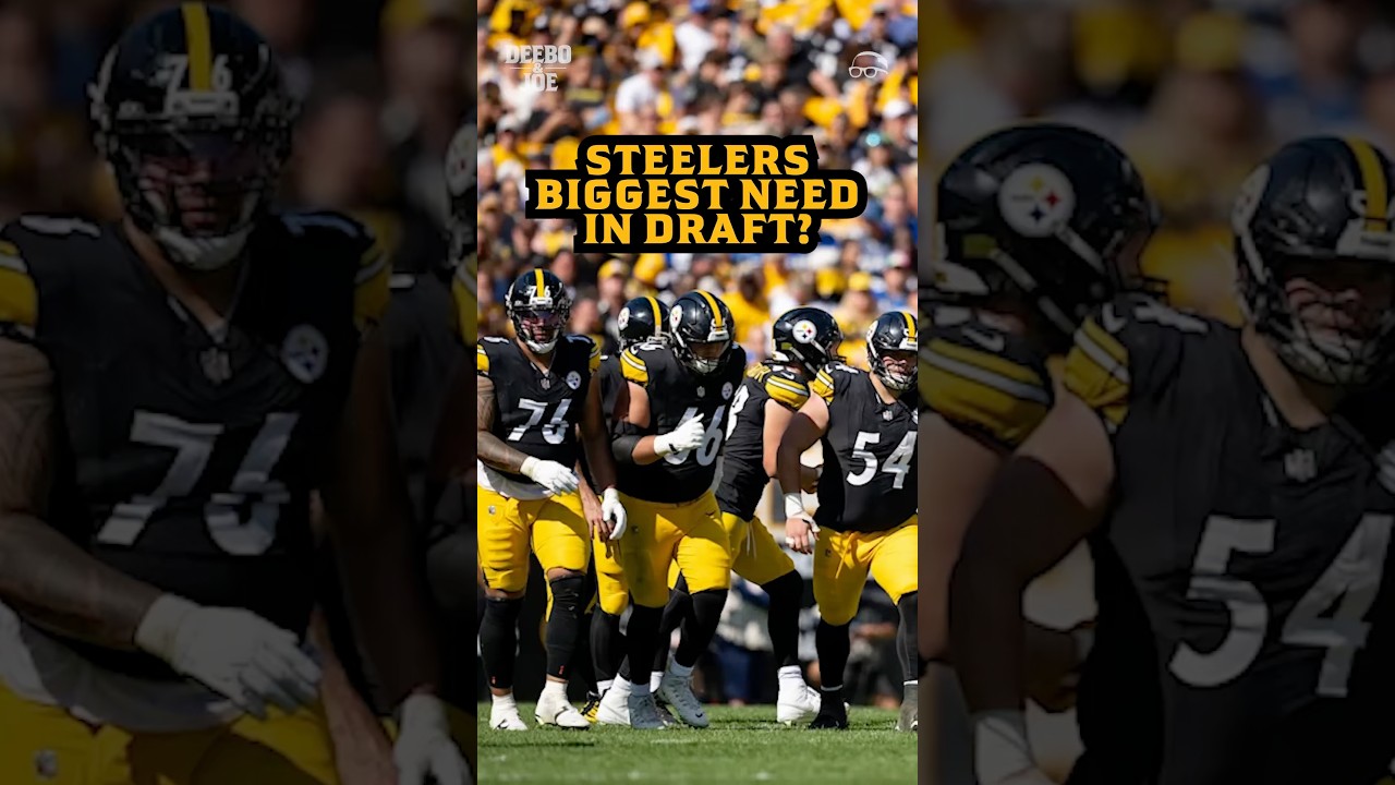 The Steelers main focus should be the offensive line heading into next week’s NFL Draft #DeeboAndJoe