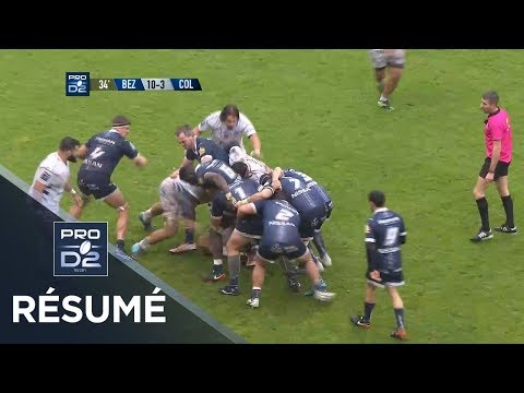PRO D2 - Résumé Béziers-Colomiers: 22-19 - J15 - Saison 2017/2018