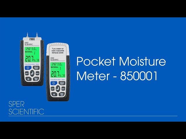 Pocket Moisture Meter Demo