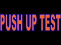 Push Up Physical Fitness Test 