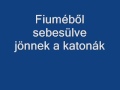 Fiuméből sebesülve jönnek a katonák