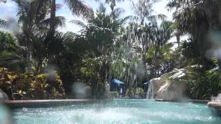 preview picture of video 'Lazy river at Hilton resort, Rose Hall, Montego Bay, Jamaica'