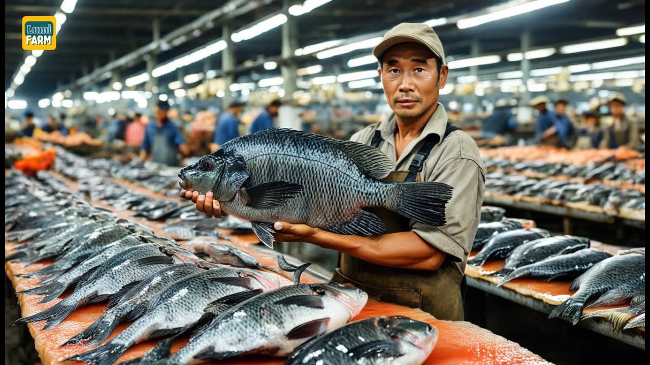 The Secrets of Raising Billions of Tilapia by Chinese Farmers, Earning Billions of Dollars Each Year