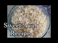 Sweet Aval Inippu Aval Recipe