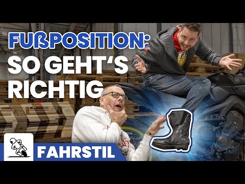 Wie gefährlich ist die falsche Fußposition auf dem Motorrad? SO geht's richtig!!!