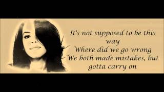 Aaliyah - I Don&#39;t Wanna Lyrics HD
