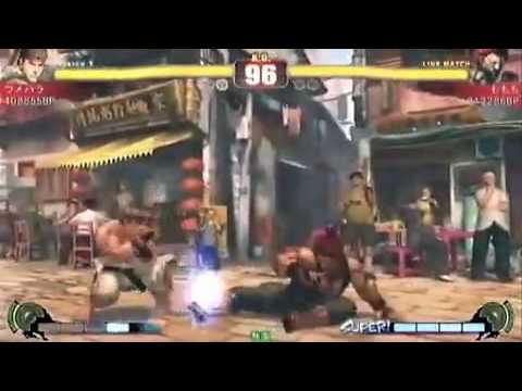 Street Fighter 4 Daigo (Ry) vs Momochi (Ak) Nagoya Street Battle 13 Daigo Exhibition