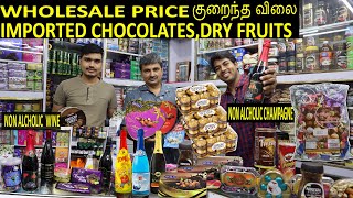 imported chocolate wholesale market in CHENNAI/CHOCOLATES,DRY FRUIT,NON ALCHOLIC WINE AT CHEAP PRICE