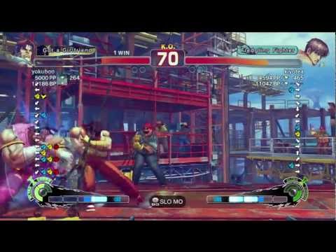 Kiyomatsu (Guy) vs Yokuboo (Hawk), L YOPPY (Cody) AE2012 Endless Matches *720p HD*