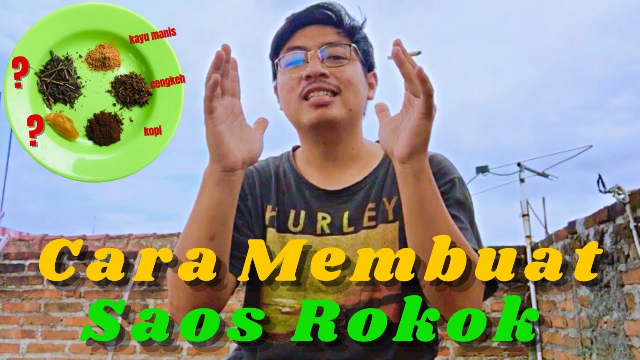 Tutorial membuat saos rokok dari bahan yang ada di dapur rumah.