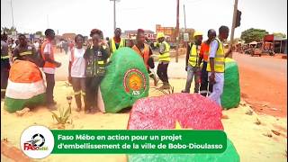 Embellissement urbain : l’Agence Faso Mêbo métamorphose Bobo Dioulasso  Fa