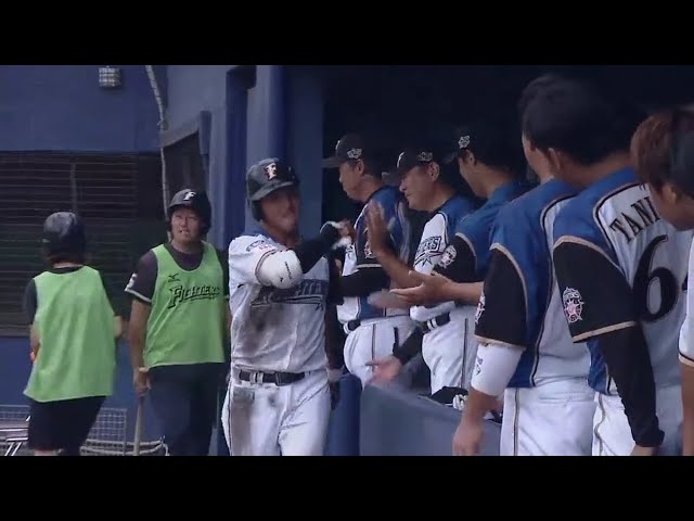 【ファーム】ファイターズ・平沼 レフトスタンドへ第3号ソロホームラン!! 2018/9/24 F-S(ファーム)