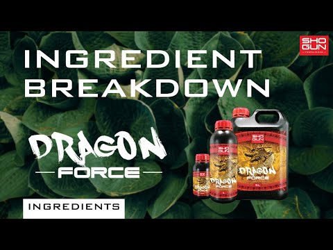 Ingredients Breakdown SHOGUN Dragon Force - A Finishing And Ripening Additive