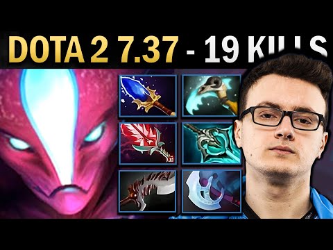 Spectre Gameplay Miracle with 19 Kills and Diffusal - Dota 2 7.37