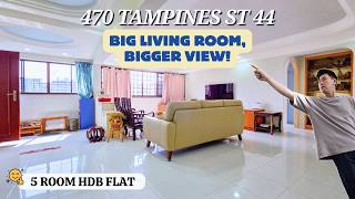 Big Living Room, Bigger View! | 5 Room HDB Tour at 470 Tampines Street 44
