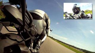 preview picture of video 'Circuit de Chenevières on a BMW K1300R (with Akrapovic Sound)'