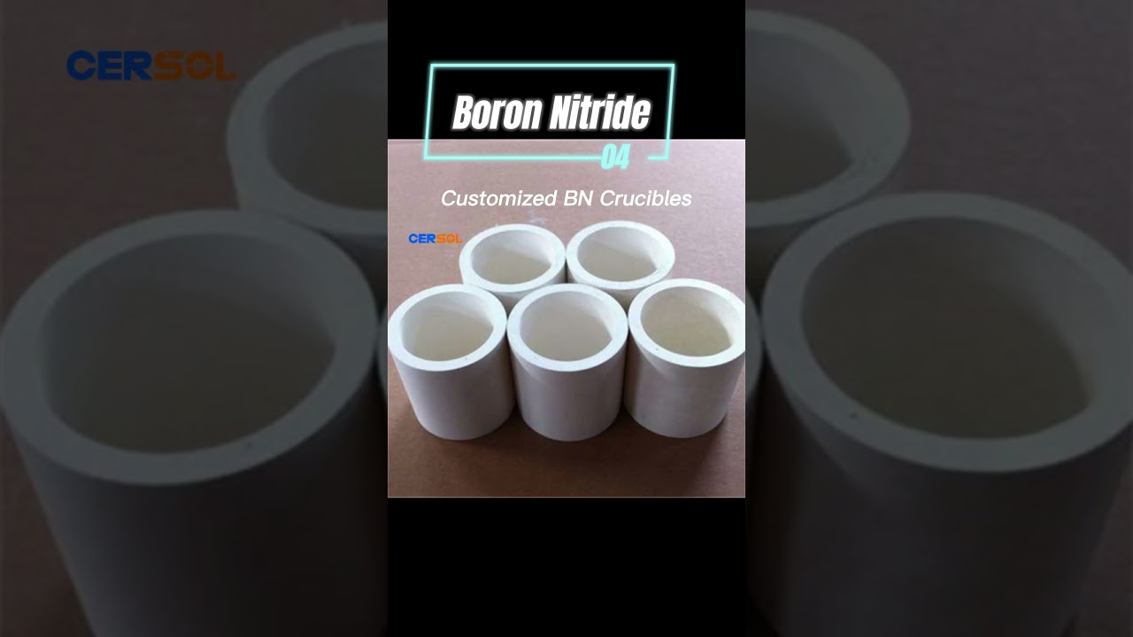 Boron Nitride—— Customized BN crucibles