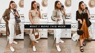 WHAT I WORE THIS WEEK | FIVE SPRING OUTFITS I Covet Thee