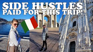 Milan and Lake Como Vlog | My side hustles paid for my New Year's mini-break!