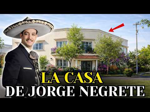 ASÍ era la SORPRENDENTE VIDA de JORGE NEGRETE y su CASA | Fortuna, Desgracias, Amores