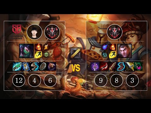 SB Dove Akali vs Jayce Mid - KR GrandMaster Patch 10.11