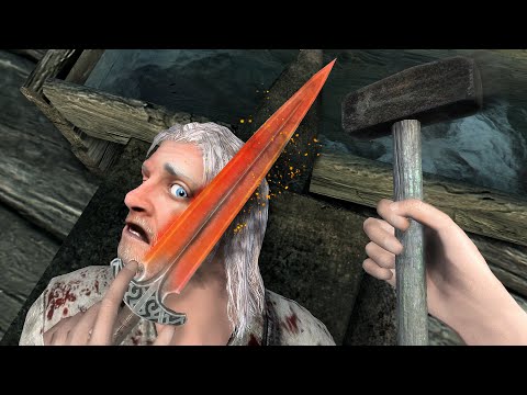 I Tried Working a Normal Job in Skyrim VR...