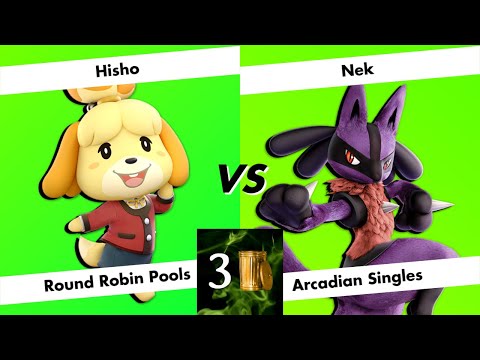 Junkyard 3 The CenCal Arcadian - Round Robin Pools - Hisho (Isabelle) vs Nek (Lucario)