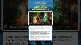 Leak Bali Dipercaya Makhluk Gaib Berwujud Perempuan yang Bisa Berubah Bentuk dan Mengisap Darah