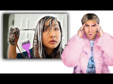 Friseur reagiert auf fehlgeschlagene Balayage-Bleichmittel