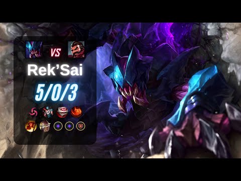 REK'SAI JUNGLE vs GRAVES - EUW LoL Challenger Patch 13.20