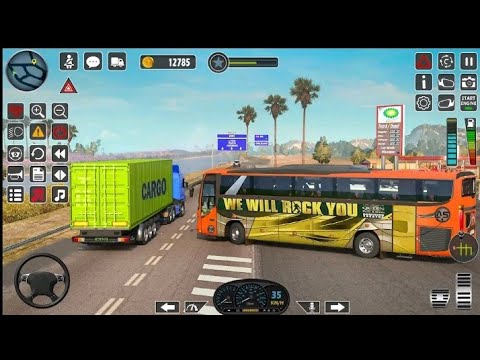 City Coach Bus Driving Master Road Simulator Drive Bus