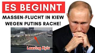 Ukraine bricht Waffenstillstand – Putin kündigt Vergeltung an – Massenflucht in Kiew!