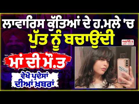 ਲਾਵਾਰਿਸ ਕੁੱਤਿਆਂ ਦੇ ਹ.ਮਲੇ 'ਚ ਪੁੱਤ ਨੂੰ ਬਚਾਉਂਦੀ ਮਾਂ ਦੀ ਮੌ.ਤ, ਵੇਖੋ ਪ੍ਰਦੇਸਾਂ ਦੀਆਂ ਖ਼ਬਰਾਂ