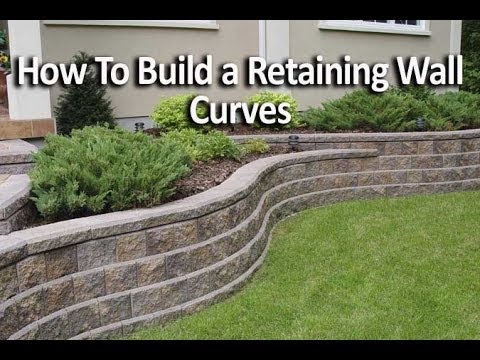 image-Are curved retaining walls stronger?