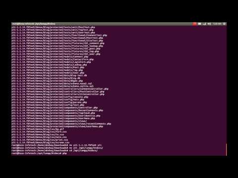 comment installer yii framework