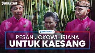 Setelah Selesai Prosesi Siraman, Kaesang Pangarep Diberi Pesan oleh Jokowi dan Iriana