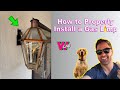 How to Install a Gas Lamp | Gas Line Stubbed Out