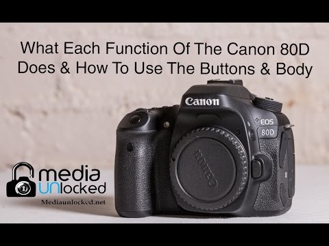 What Each Function Of The Canon 80D DOES & How To Use Them Part 2 Menus