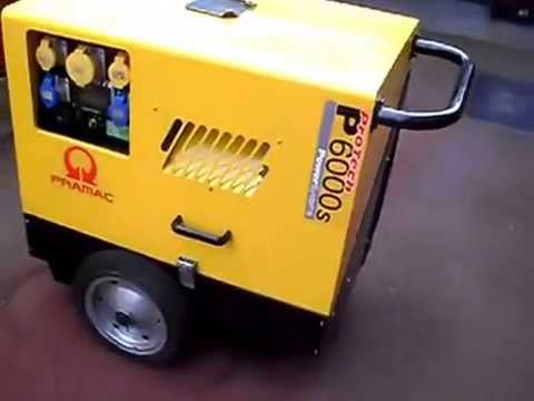 Pramac P6000S  Super Silent Diesel Generator Demonstartion