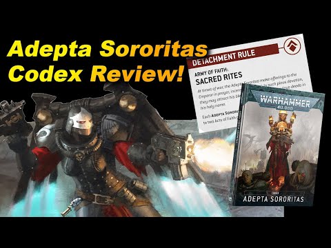 NEW Adepta Sororitas Codex Full Rules and Review