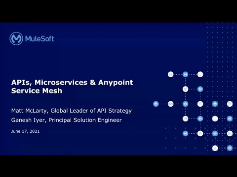 APIs, Microservices and Anypoint Service Mesh
