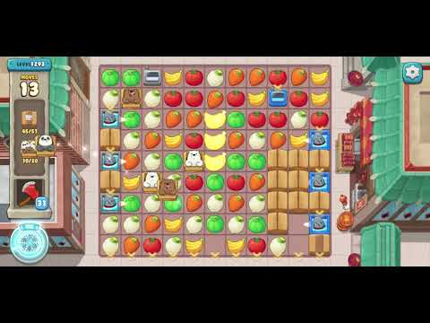 We Bare Bears Match3 Repairs Level 1293 - No Boosters