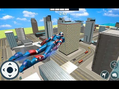Flying Superhero Captain Robot Battle of Hero (by gameMode) Android GamePlay