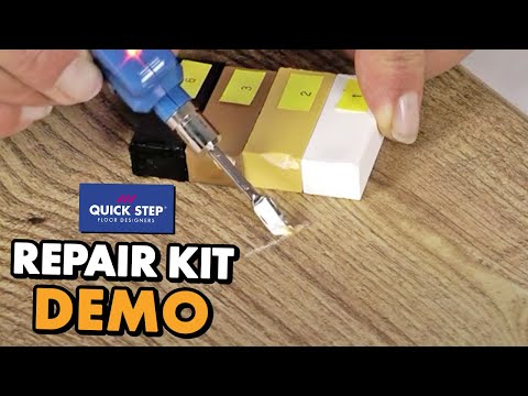 Flooring Repairs How to repair a floor - Quick-Step repair kit demo